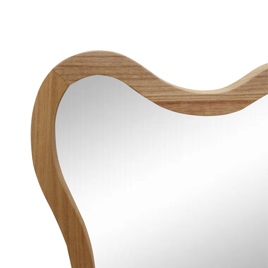 Modern Natural Squiggled Wall Mirror XR3025-SS